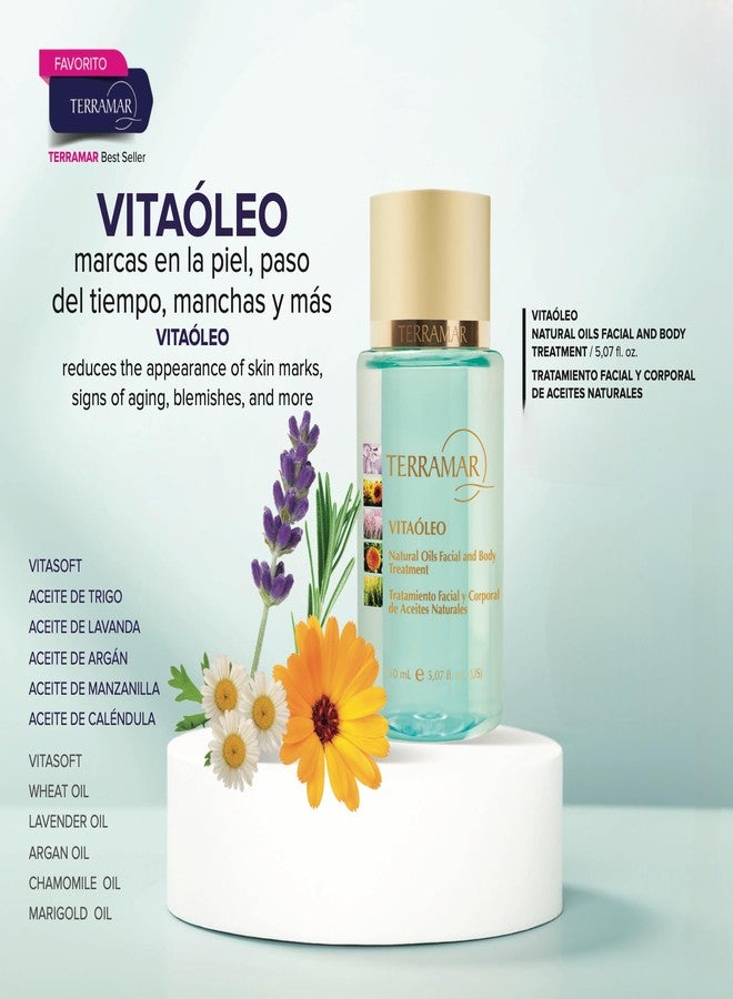 Terramar - Vitaoleo Natural Oils Facial and Body Treatment 5.07 fl. Oz - Lightweight Hydrating Oil with 5 Natural Oils and VITASOFT – Improves Skin Texture, Appearance, and Condition - Image 2